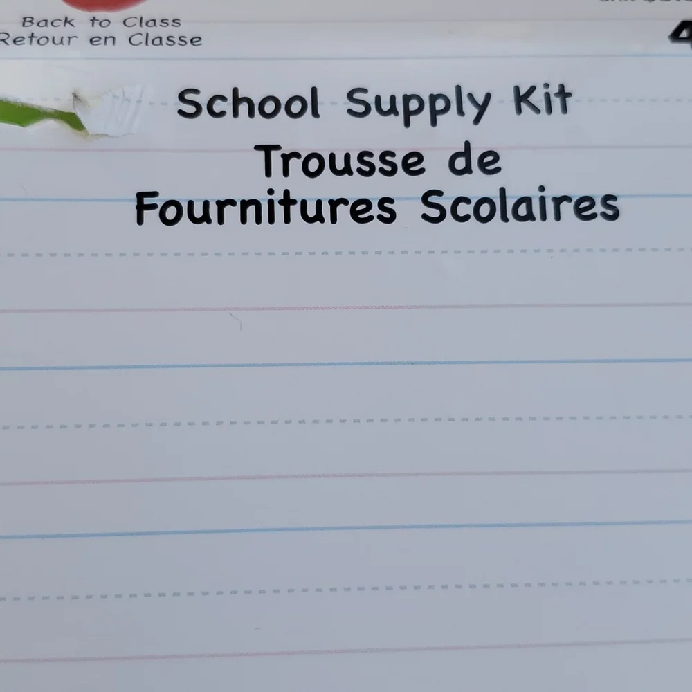 SCHOOL SUPPLY KIT
